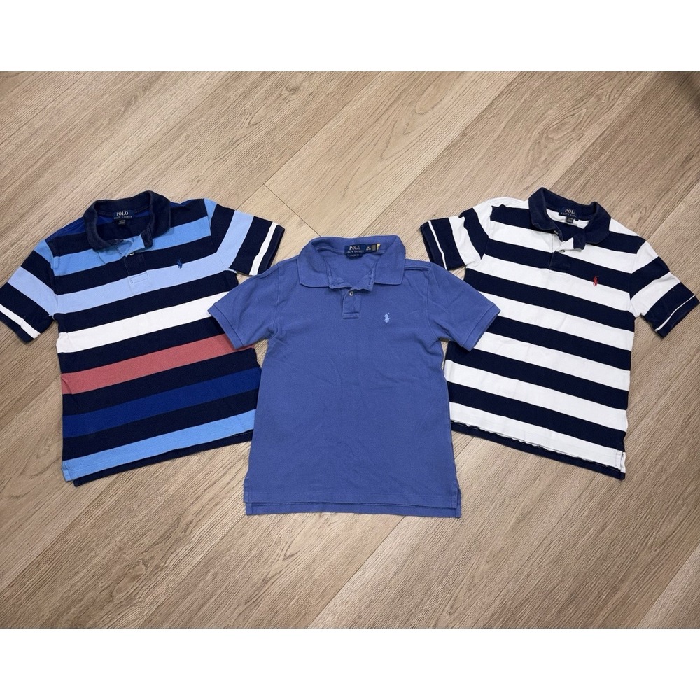 Polo Ralph Lauren Youth Medium 10-12 Lot Of 3